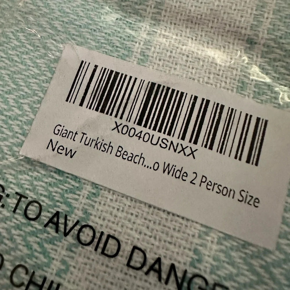 🆕 Giant Turkish Beach Towel - Picture 6 of 6